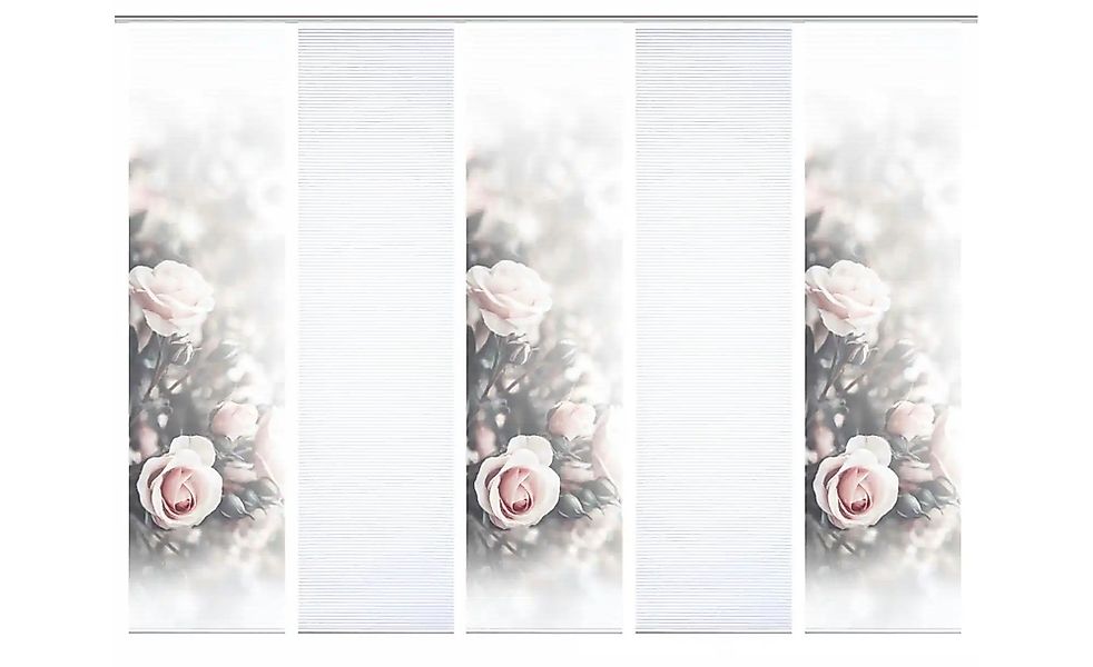 HOME in green Schiebegardine "FRONDA" Paneelwagen 5 Stk. tlg. SET DIGITALDR günstig online kaufen