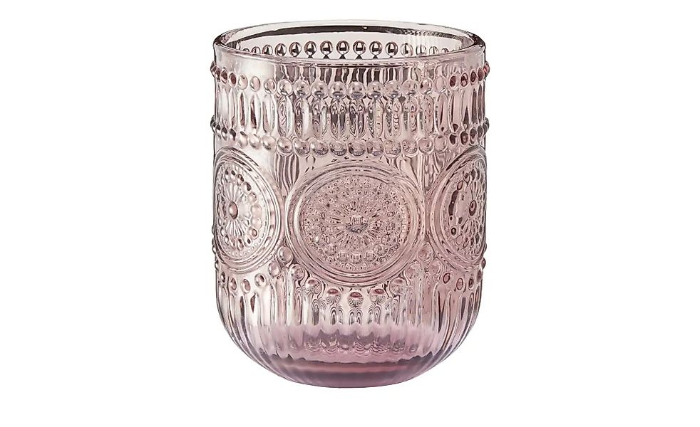 Becher   ¦ rosa/pink ¦ Glas ¦ Maße (cm): H: 9,2  Ø: 7.3 Gläser & Karaffen - günstig online kaufen