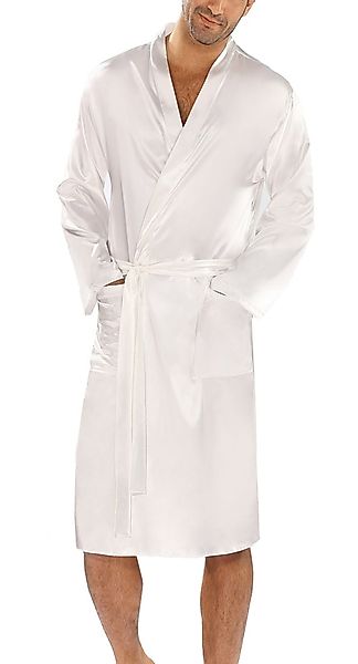 DKaren Morgenmantel Herren Satin Morgenmantel Bademantel günstig online kaufen