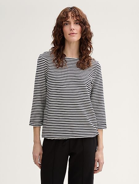 TOM TAILOR 3/4-Arm-Shirt T-Shirt Langarmshirt mit günstig online kaufen