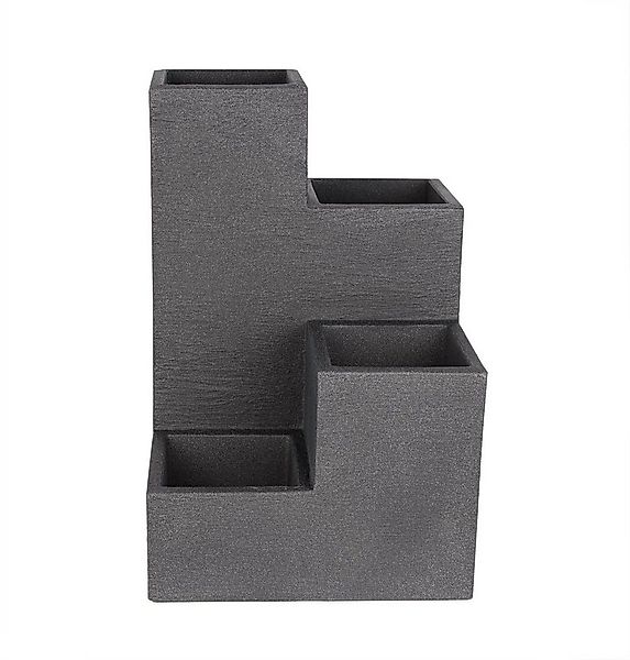 BigDean Blumentopf Blumentreppe in Granitstein-Optik modernes Hochbeet in A günstig online kaufen