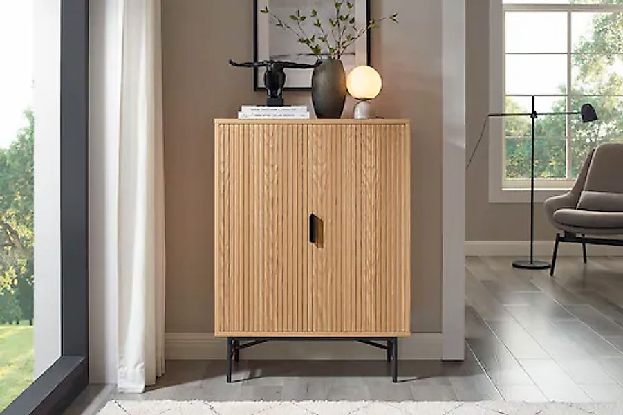 SalesFever Kommode »Visby Stilvolles Sideboard für den Wohnbereich« Eiche E günstig online kaufen