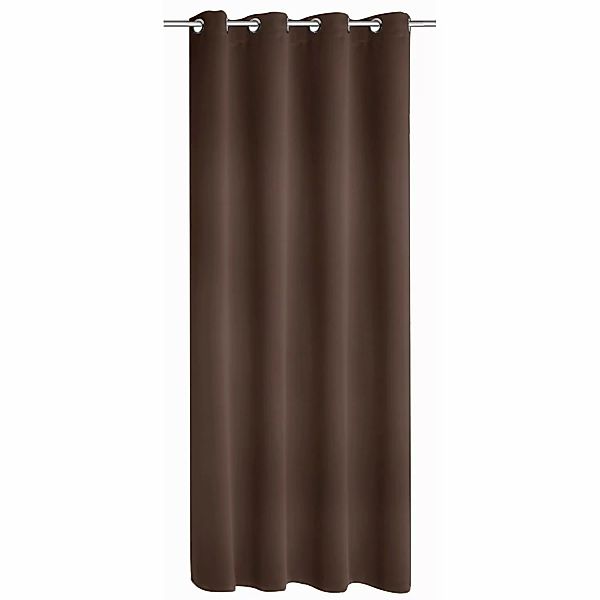 Ösenschal Blackout Mia Schoko 245 cm x 140 cm günstig online kaufen