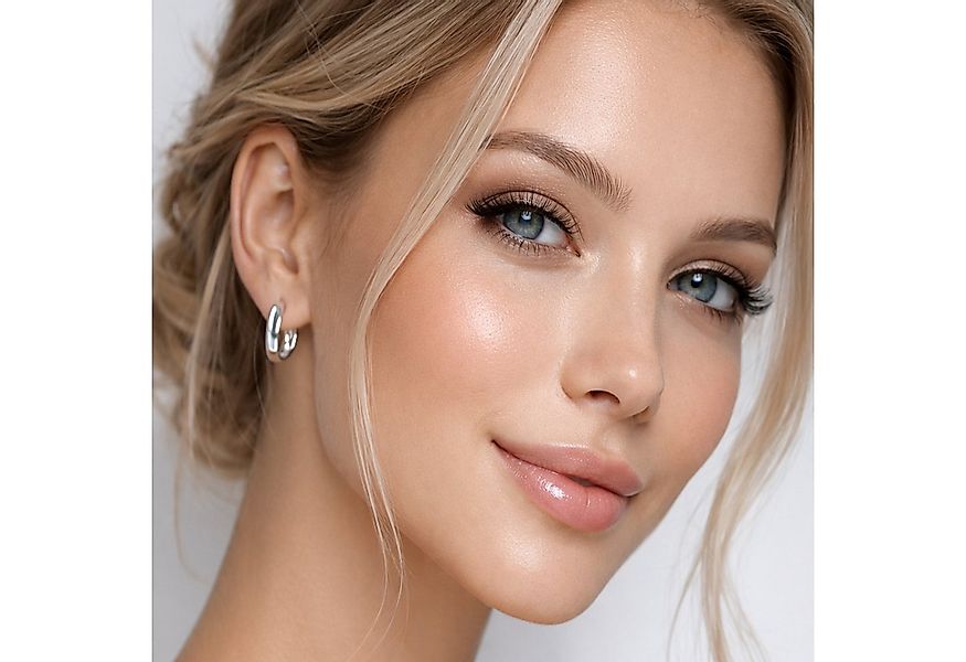 XCOAST Ohrhänger-Set Damen-Ohrringe Creolen aus Edelstahl – Silber, hypoall günstig online kaufen