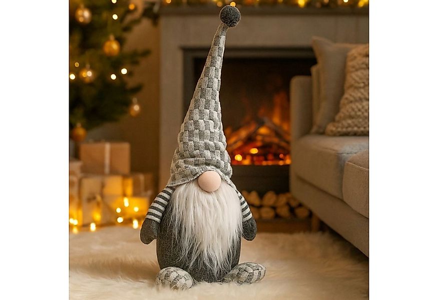 Online-Fuchs Dekofigur süßer Weihnachtswichtel mit XL Zipfelmütze & Knollna günstig online kaufen