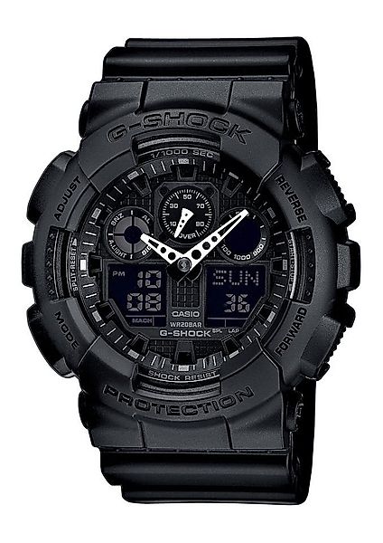 CASIO G-SHOCK Chronograph GA-100-1A1ER, Quarzuhr,Armbanduhr,Herrenuhr,digit günstig online kaufen
