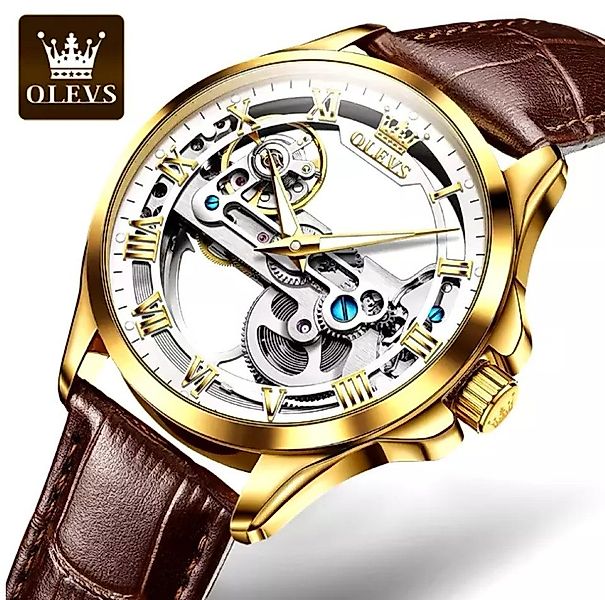 BinBond Automatikuhr Herrenuhr Automatik Uhr SKELETT günstig online kaufen
