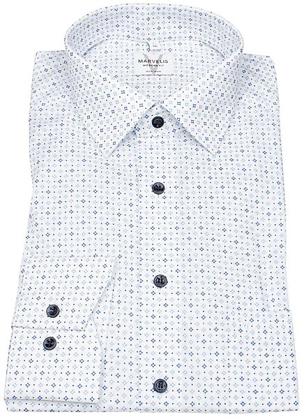 MARVELIS Langarmhemd Modern Fit extra langer günstig online kaufen