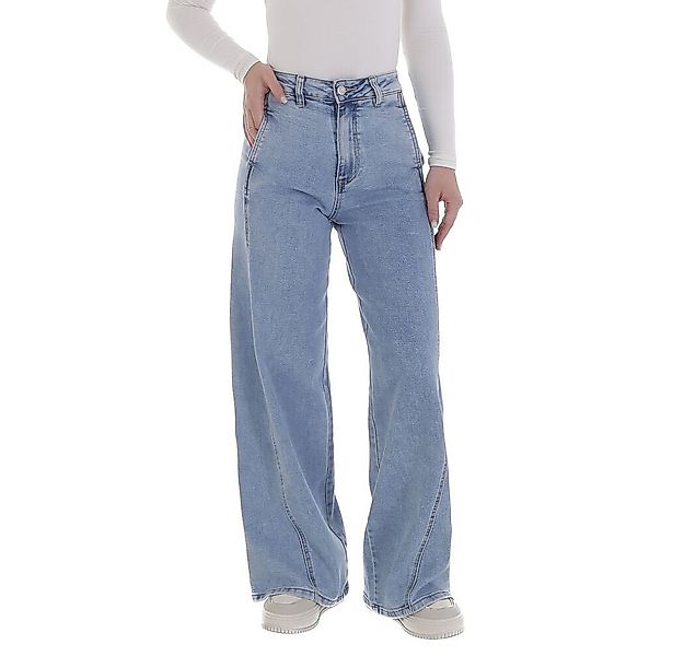 Ital-Design Weite Jeans Moderne Weitjeans für Damen – Hochwertiger Denim (8 günstig online kaufen