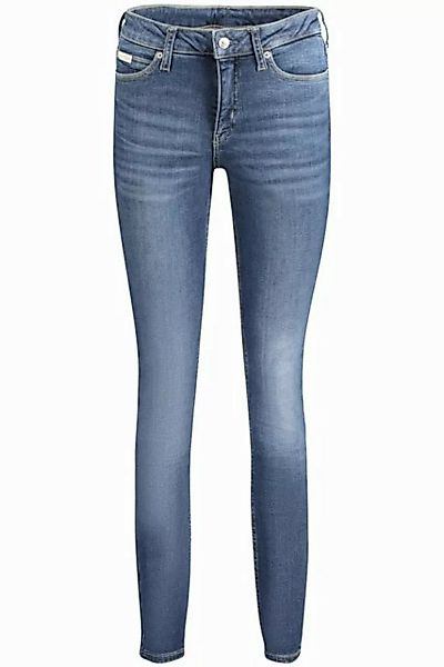 Calvin Klein Jeans 5-Pocket-Jeans Damen Jeans Blau: Nachhaltige, Eng Anlieg günstig online kaufen