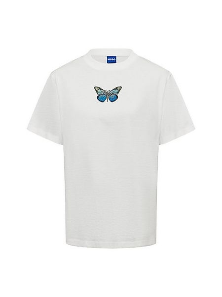 HUGO Blue T-Shirt Vintage_Tee_B_4 mit Print günstig online kaufen