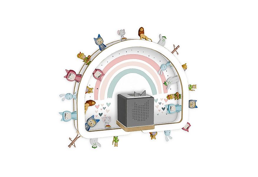 Holzura Kinderregal Tonie Regal Regenbogen mit magnetischem Rahmen für Toni günstig online kaufen
