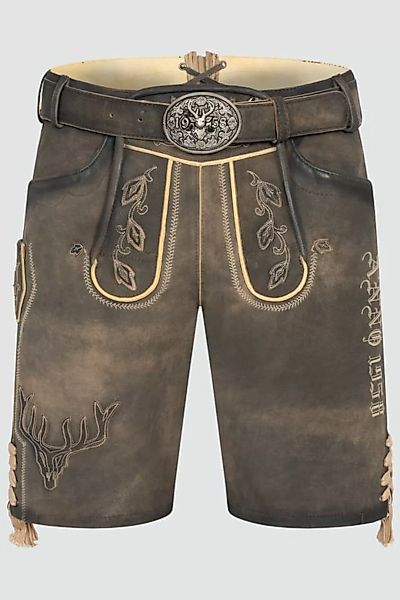 Lederhose Anno 1958 mit Gürtel günstig online kaufen