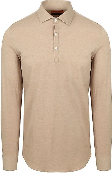 Suitable Camicia Poloshirt Beige - Größe L günstig online kaufen