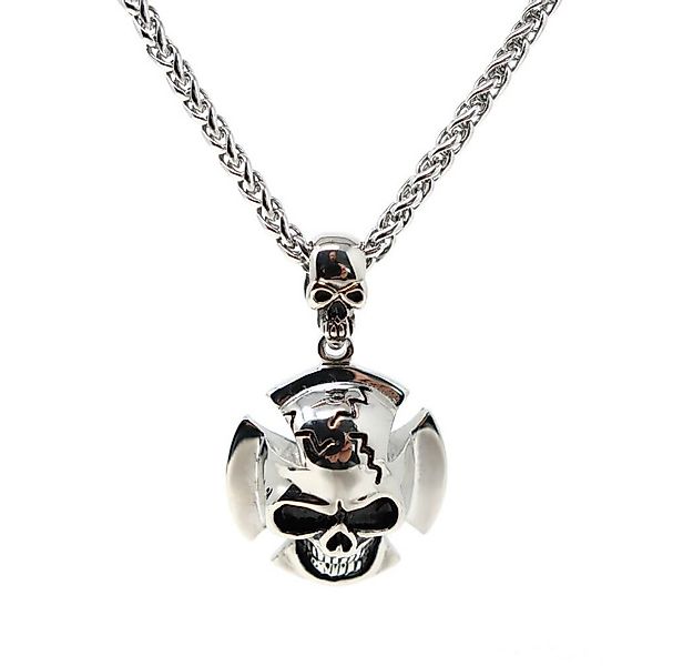 DALMARO Kette mit Anhänger Lederkette Edelstahlkette 316L EISERNE KREUZ SKU günstig online kaufen