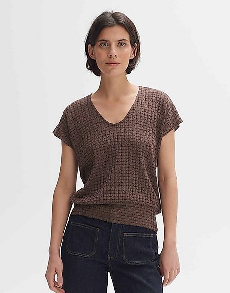 OPUS V-Shirt V-Shirt SIMURALI Regular in Strick Optik günstig online kaufen