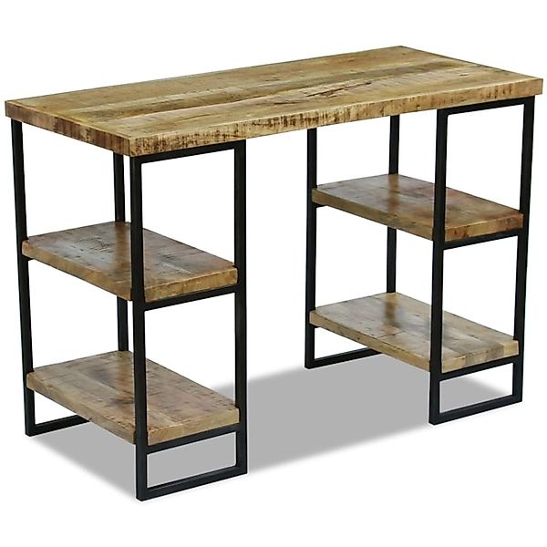 vidaXL Büroschreibtisch Mangoholz 110×50×76 cm 243333 günstig online kaufen