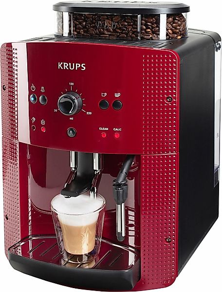 Krups Kaffeevollautomat "EA8107 Arabica" 2-Tassen-Funktion, manueller Dampf günstig online kaufen
