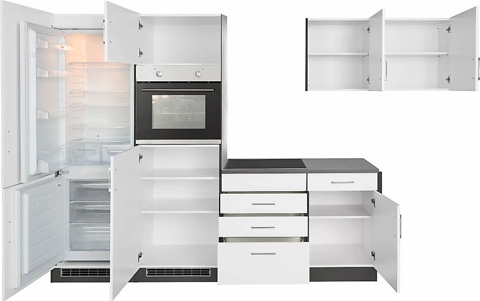 KOCHSTATION Winkelküche "KS-Paris", ohne E-Geräte, Stellbreite 290/220 cm günstig online kaufen