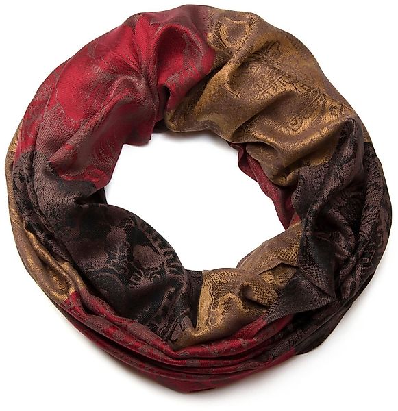 styleBREAKER Loop Loop mit Hibiskus Blüten günstig online kaufen