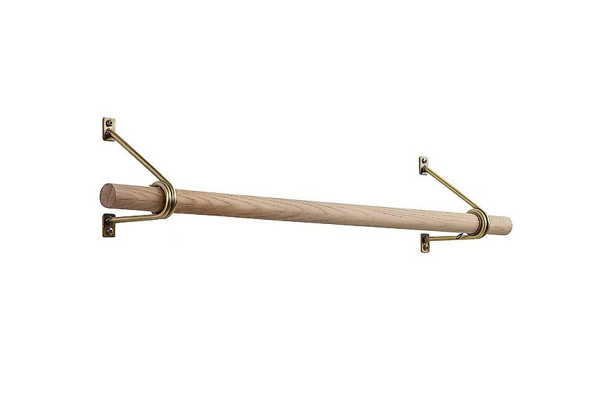 SO-TECH® Wandgarderobe 120 x 150 mm mit Ø 30 mm Kleiderstange aus Holz (Spa günstig online kaufen