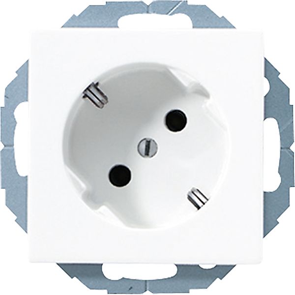 Jung SCHUKO-Steckdose aws 16A 250V 45Grad A 520-45 KI WW - A520-45KIWW günstig online kaufen