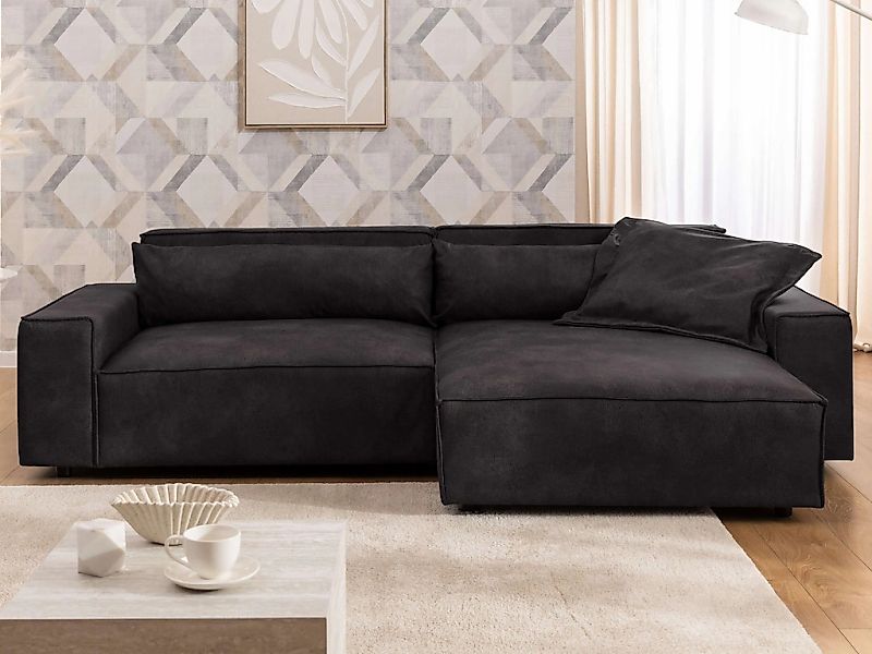 OTTO home Ecksofa "KINLEE Design-Sofa mit Recamiere rechts/links, Maße B/T/ günstig online kaufen