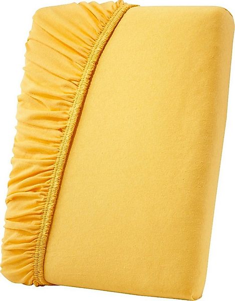 Primbausch Spannbettlaken, Jersey, Gummizug: rundum, Fein-Jersey Spannleint günstig online kaufen