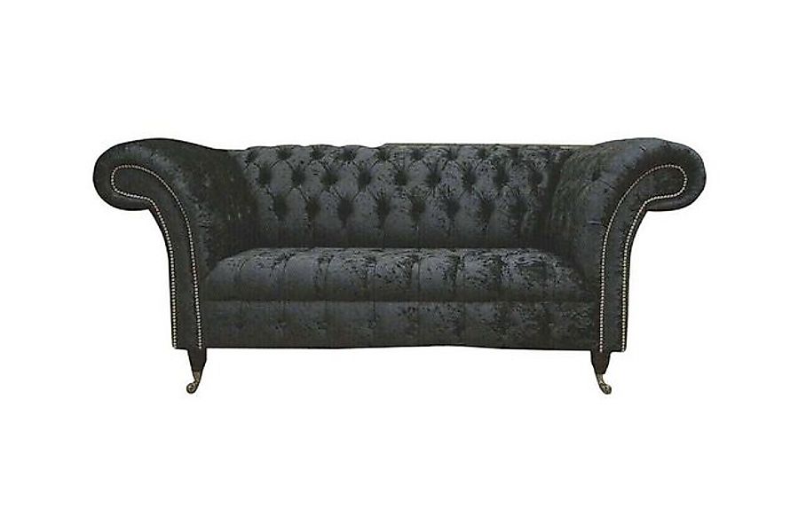 Xlmoebel Sofa Englisches Chesterfield Büro Sitzmöbel Sofa 2-Sitzer Couch, 1 günstig online kaufen