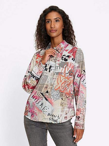 heine Klassische Bluse Druckbluse Langarm günstig online kaufen