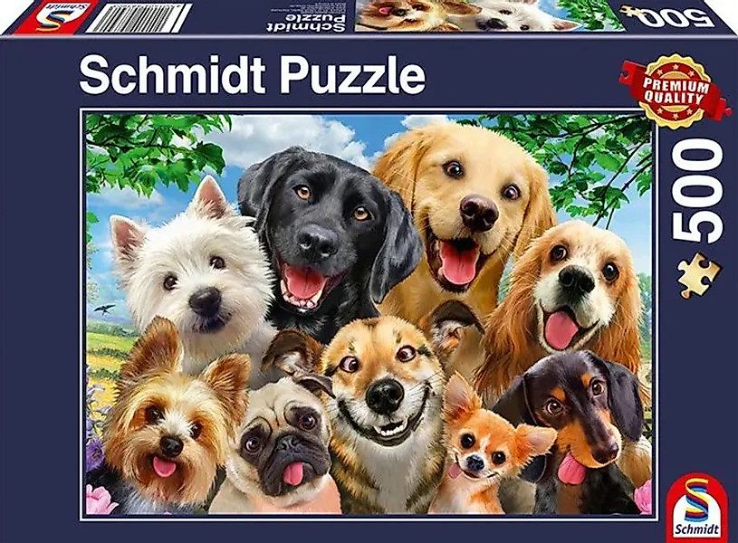 Schmidt Spiele Puzzle Hunde-Selfie (Puzzle), 599 günstig online kaufen