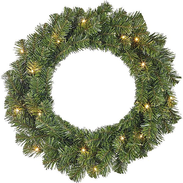 Kranz Tramso Ø 45 cm 16 LED Warm-/ Kaltweiß Indoor & Outdoor günstig online kaufen