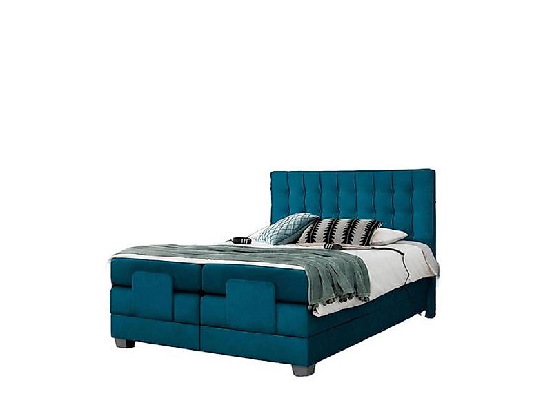 Xlmoebel Bett Schlafzimmer Bett Polsterbett Modern Blau Doppelbett Design T günstig online kaufen