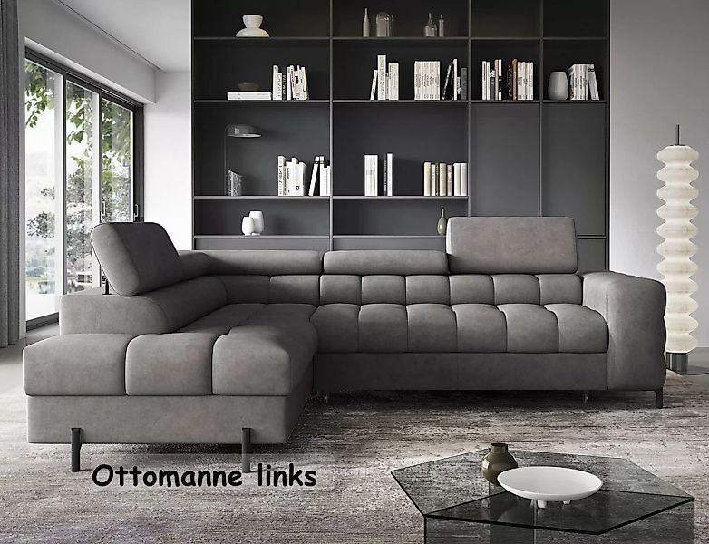 Möbel für Dich Ecksofa Ferucce 276x200x72-93 cm L-Form günstig online kaufen