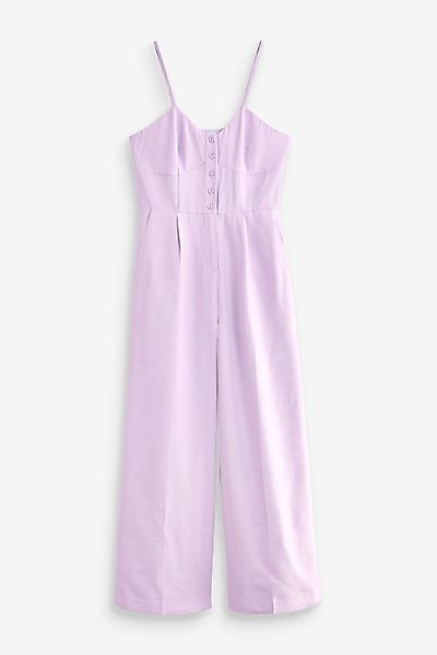 Next Jumpsuit Träger-Jumpsuit mit Knopfdetail, Kurzgröße günstig online kaufen