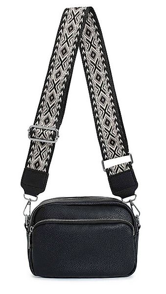 ITALYSHOP24 Schultertasche Damen Umhängetasche Bodybag Muster Gürtel Brustt günstig online kaufen