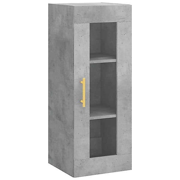 vidaXL Wandschrank Betongrau 34,5x34x90 cm 828904 günstig online kaufen