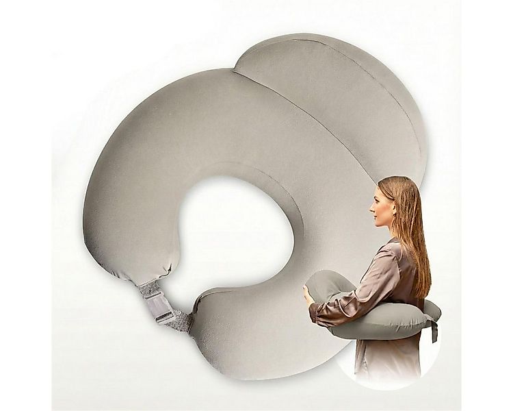 SEI Design Stillkissen Lagerungskissen Stillhörnchen Stillmond mit verstell günstig online kaufen