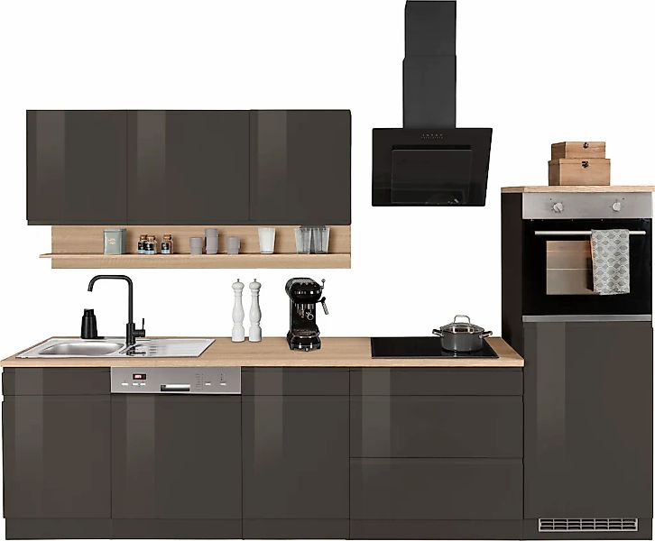 HELD MÖBEL Küchenzeile "Virginia", Breite 300 cm, wahlweise mit Induktion günstig online kaufen