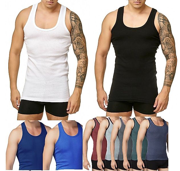 cwonlineshop Unterhemd Herren Unterhemd Tank Top Achselshirt (4 Stück), Fei günstig online kaufen