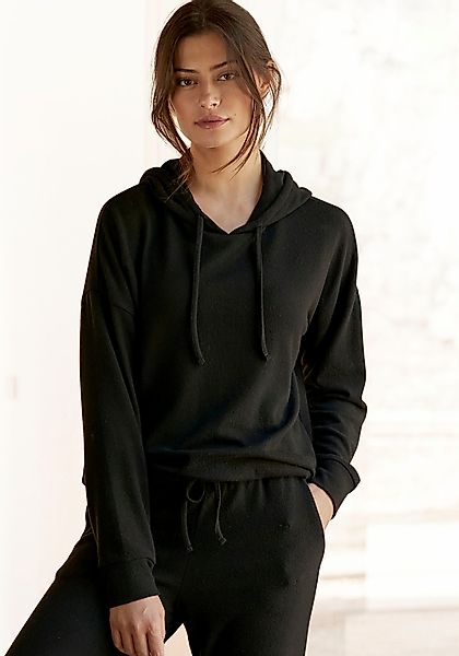 LASCANA Kapuzenpullover Loungepullover in lässiger Form, Loungewear günstig online kaufen
