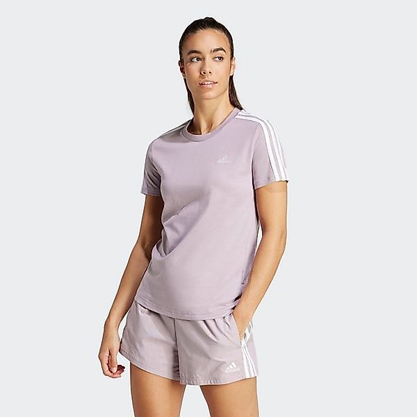 adidas Sportswear T-Shirt LOUNGEWEAR ESSENTIALS SLIM 3-STREIFEN günstig online kaufen