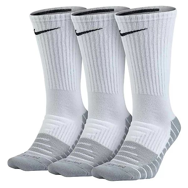 Nike Everyday Crew Max Cushion Socken 3 Paare EU 46-50 White / Wolf Grey / günstig online kaufen