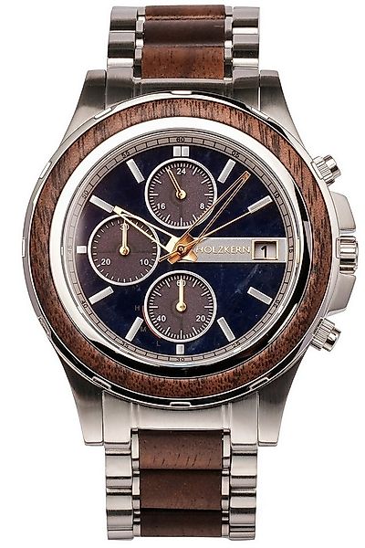 Holzkern Chronograph Solar Koh Mak Walnuss/Marmor günstig online kaufen
