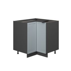 Vicco Eckunterschrank Fame-Line, Hellblau-grau/Anthrazit, 80.5 cm günstig online kaufen