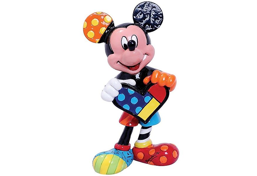 Disney by Britto Dekofigur Designer Mickey Mouse mit Herz Denkfigur Disney günstig online kaufen