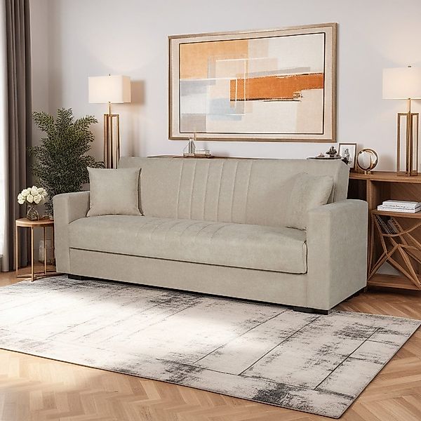 Pointhome Sofa 3-Sitzer Bettfunktion und Bettkasten günstig online kaufen