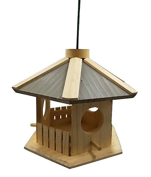 Dehner Vogelhaus Natura Dakota für Wildvögel, 30 x 26 x 22, Holz günstig online kaufen