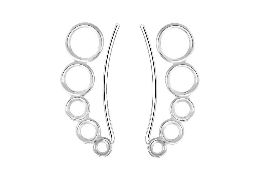 LÖB Ohrklemme 925 Silber Ohrringe Ring Kreis Ohrklemme Ohrmanschette Modern günstig online kaufen