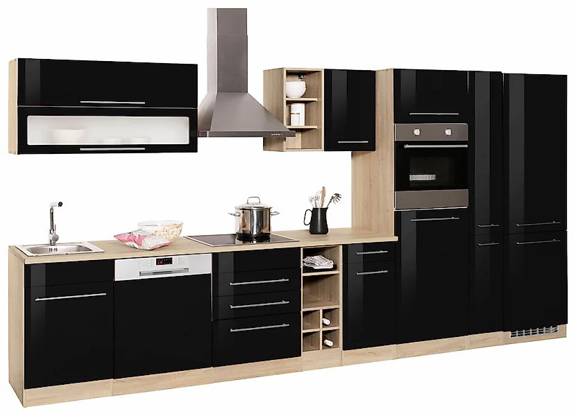 KOCHSTATION Küchenzeile »KS-Eton« ohne E-Geräte, Breite 390 cm günstig online kaufen